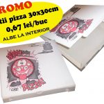 Cutii de pizza 30cm, carton alb cutie pizza